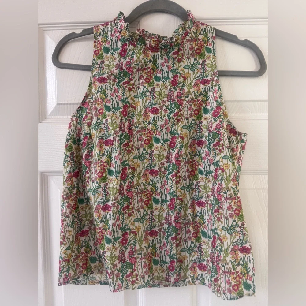 J. Crew Woman’s Fleur top in Liberty® fabric size XS